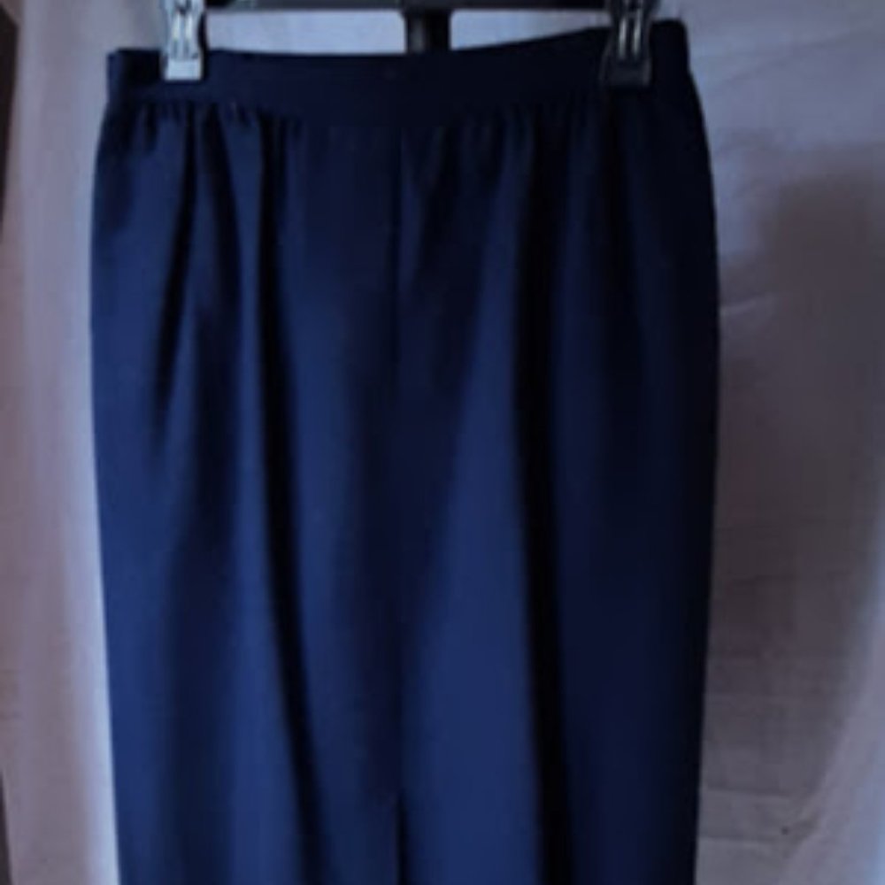 Petite Pendleton Blue 100% Wool Skirt